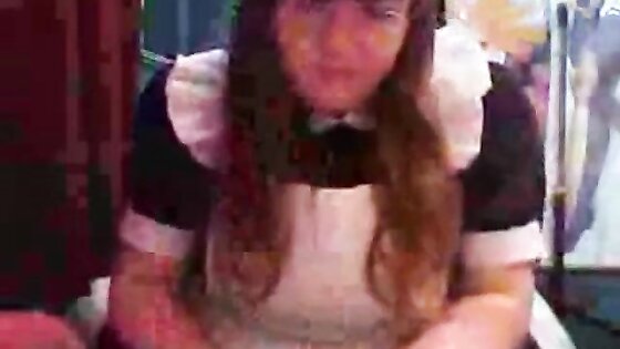 chub in maid outfit strips and bates