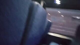 Jerking off on the bus. Big cum shot. Suit