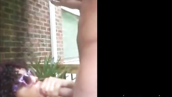 Sucking Dick On the Front  Porch!  (In Broad Daylight) 2