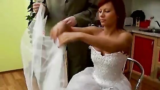 Redhead Bride Forced