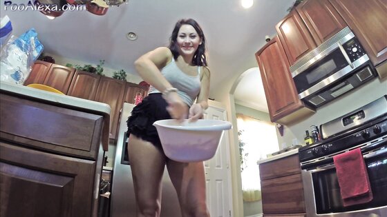 Baking Banana Butt Muffins - BizarroPornos.Com